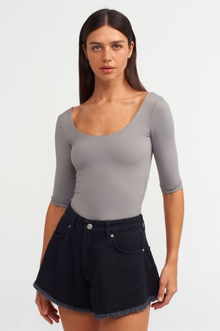 Dam Slim-fit Nylon Elastan T-shirt