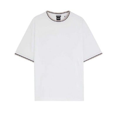 Boss Mens Plain Woven T-Shirt (White)