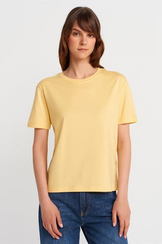 Women's Cotton Modal Crew Neck T-Shirt
