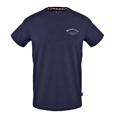 Aquascutum Mens London Regular T-Shirt (Navy)