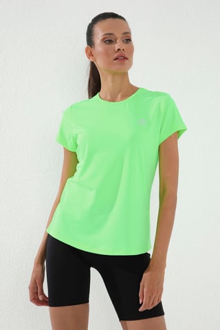 Women's Solid Short-Sleeve Crew Neck T-Shirt