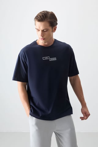 Oversized Cotton Printed T-Shirt