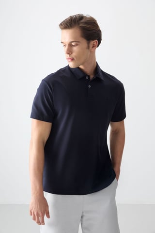 Oversized Polo Collar T-Shirt