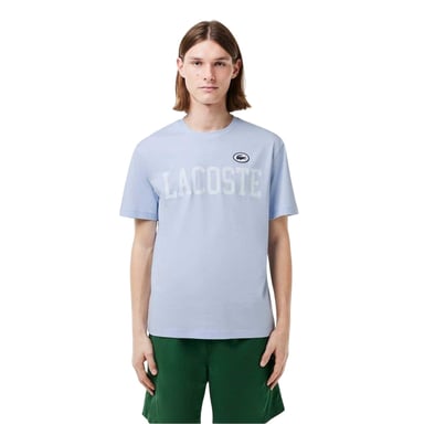 Lacoste Mens Logo Printed Cotton T-Shirt (Blue)