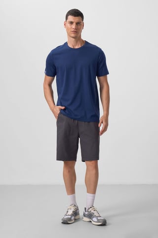 Men's Cotton Elastane Crew Neck T-Shirt