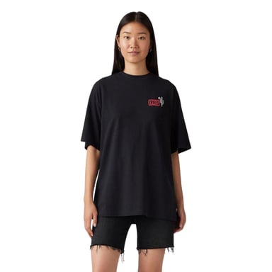 Levis Womens/Ladies Back Print Loose Fit T-Shirt (Blue)
