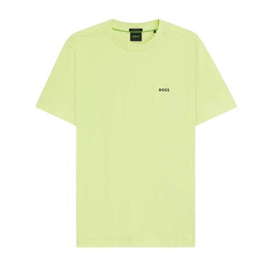 Boss Mens Logo Regular T-Shirt (Lime)