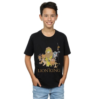 Disney Boys The Lion King Group T-Shirt (Black)