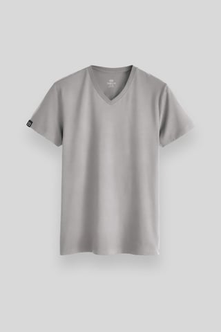 Herr V-ringad kortärmad T-shirt