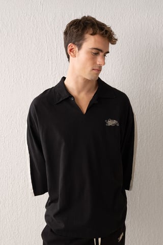 Herrarnas bomullspolo T-shirt