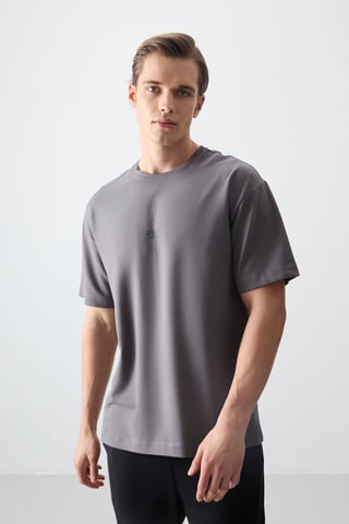 Oversized Printed Crew Neck T-Shirt