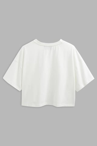 Basic Crew Neck Crop T-shirt