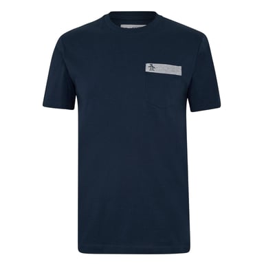 Original Penguin Mens Logo Chest Pocket T-Shirt (Yale Blue)