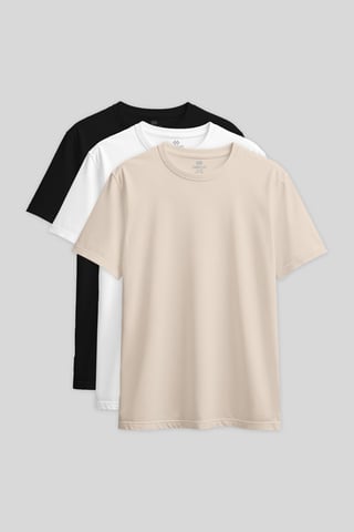 Women's Cotton Elastane Crew Neck T-Shirt