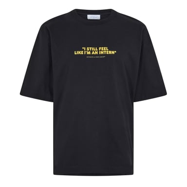 Off White Mens Feel Like An Intern T-Shirt (Black)