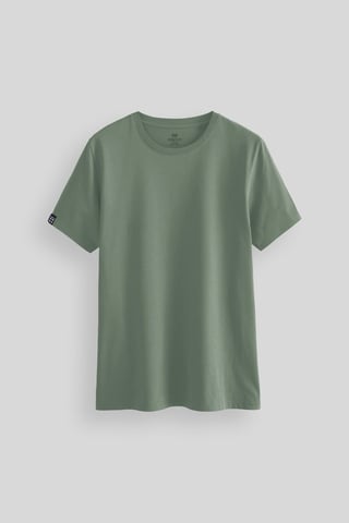Men's Cotton Elastane Crew Neck T-Shirt