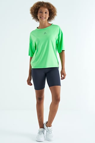 Överdimensionerad crew neck T-shirt