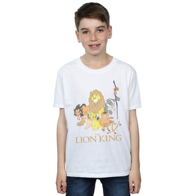 Disney Boys The Lion King Group T-Shirt (White)
