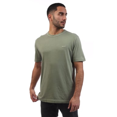 Gant Mens Logo Sunwashed T-Shirt (Green)