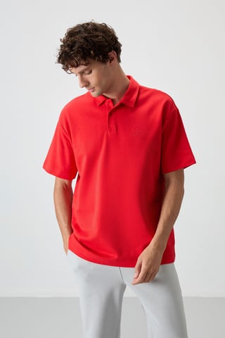 Men's Oversized Polo T-Shirt