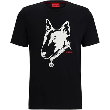 Hugo Unisex Adult Dog T-Shirt (Black)