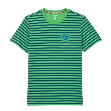 Lacoste Unisex Adult Roland Garros Edition Striped T-Shirt (Blue)