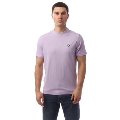 Lyle & Scott Mens Dye Wash T-Shirt (Purple)