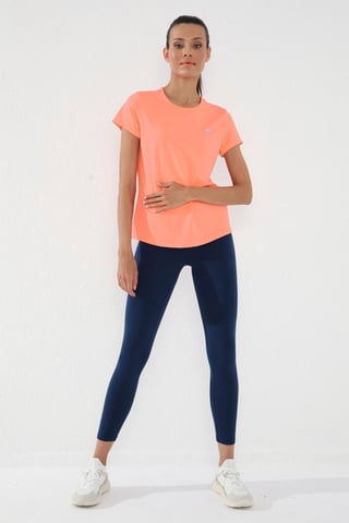 Women's Solid Short-Sleeve Crew Neck T-Shirt