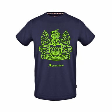 Aquascutum Mens Crest T-Shirt (Navy)