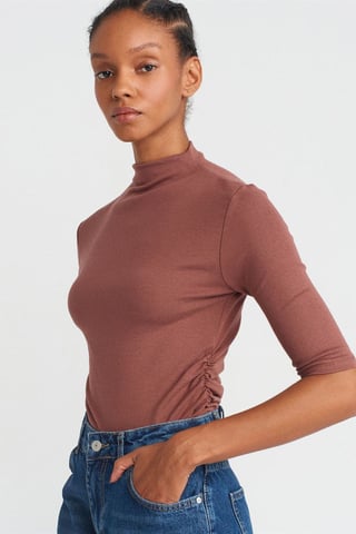 Dam Slim Fit Halvpolokrage T-shirt