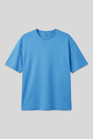 Oversized Cotton Crew Neck T-Shirt