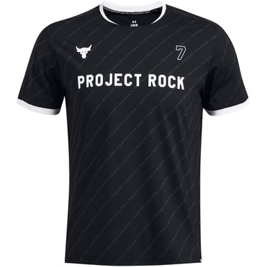 Under Armour Mens Project Rock Rugby T-Shirt (Black)