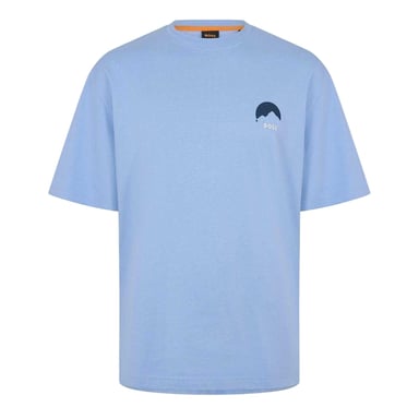 Boss Mens HBO Move Regular T-Shirt (Blue)