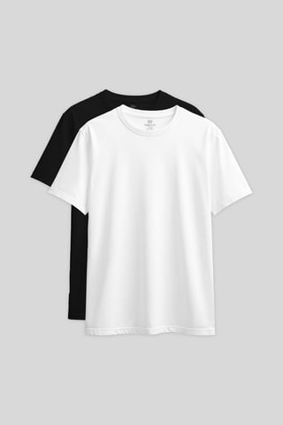 Women's Cotton Elastane Crew Neck T-Shirt