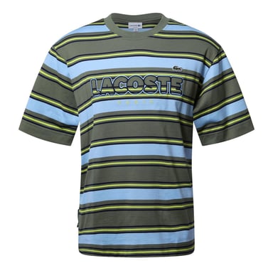 Lacoste Mens Cotton Short-Sleeved T-Shirt (Khaki Green)
