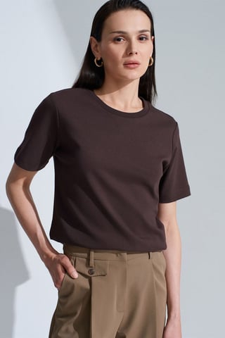 Women's Cotton Crew Neck T-Shirt