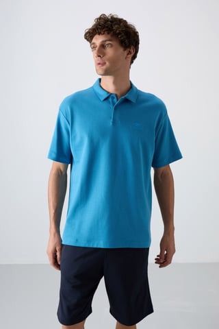 Men's Oversized Polo T-Shirt