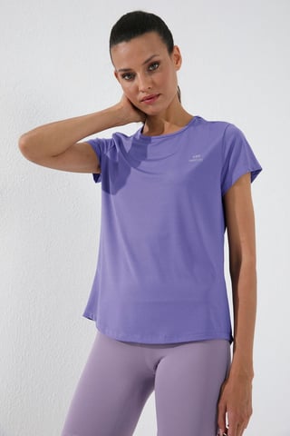 Women's Solid Short-Sleeve Crew Neck T-Shirt