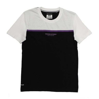 Weekend Offender Womens/Ladies Studio 54 Colour Block T-Shirt (Black/White)