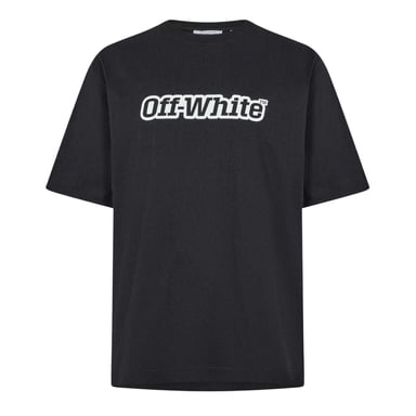 Off White Mens Outline Skate T-Shirt (Black/White)