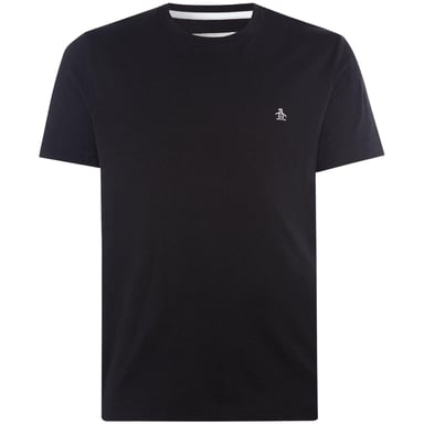 Original Penguin Mens Pin Point Embroidered T-Shirt (Black)
