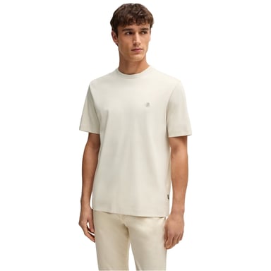 Boss Mens Taut Minimalist Logo T-Shirt (Off White)
