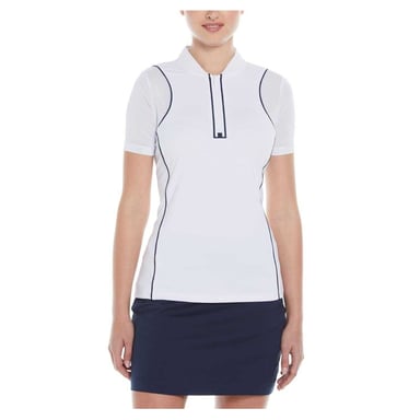 Original Penguin Womens/Ladies Contrast Trim Regular Golf Polo Shirt (Bright White)