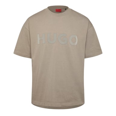 Hugo Mens Dinkee Logo Oversized T-Shirt (Brown)