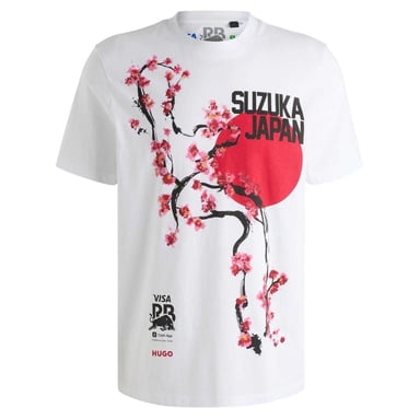 Hugo Mens Vcarb Japan Regular T-Shirt (White)