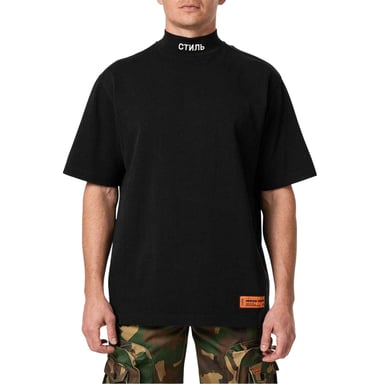 Heron Preston Mens CTMNB Jersey Oversized T-Shirt (Black/White)