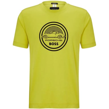 Boss Mens Porsche Logo T-Shirt (Green)