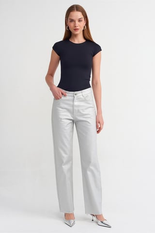 Dam Slim Fit Rundhalsad T-Shirt