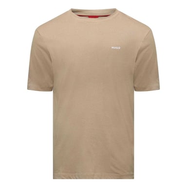 Hugo Mens Chest Logo Regular T-Shirt (Beige)
