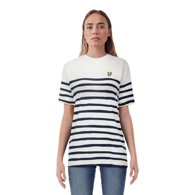 Lyle & Scott Womens/Ladies Breton Cotton T-Shirt (White)